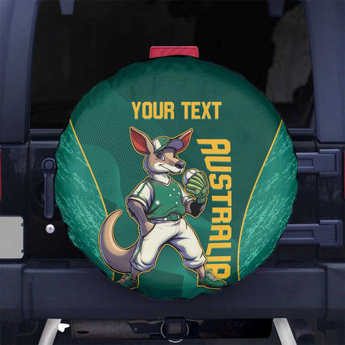Custom Baseball Australia Spare Tire Cover Go Champions - Aussie Kangaroo Mascot