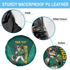 Custom Baseball Australia Spare Tire Cover Go Champions - Aussie Kangaroo Mascot