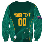Custom Baseball Australia Sweatshirt Go Champions - Aussie Kangaroo Mascot