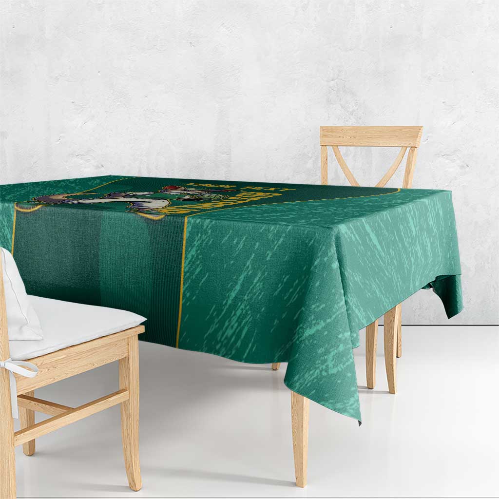 Custom Baseball Australia Tablecloth Go Champions - Aussie Kangaroo Mascot