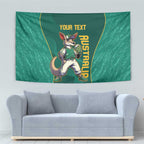 Custom Baseball Australia Tapestry Go Champions - Aussie Kangaroo Mascot