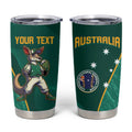 Custom Baseball Australia Tumbler Cup Go Champions - Aussie Kangaroo Mascot