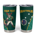 Custom Baseball Australia Tumbler Cup Go Champions - Aussie Kangaroo Mascot