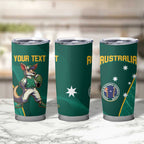 Custom Baseball Australia Tumbler Cup Go Champions - Aussie Kangaroo Mascot