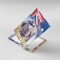 Wombat Australia Day Canvas Wall Art Happy 26 January - Banksia Watercolor