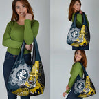Personalised Richmond And Carlton Football Grocery Bag Tigers BluesTogether Aboriginal Art
