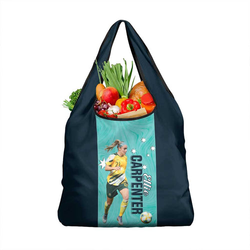 Australia Soccer Grocery Bag Ellie Carpenter Matildas - Turquoise