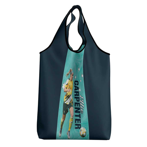 Australia Soccer Grocery Bag Ellie Carpenter Matildas - Turquoise