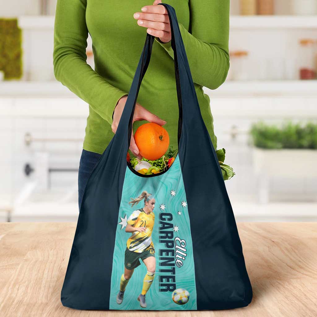 Australia Soccer Grocery Bag Ellie Carpenter Matildas - Turquoise