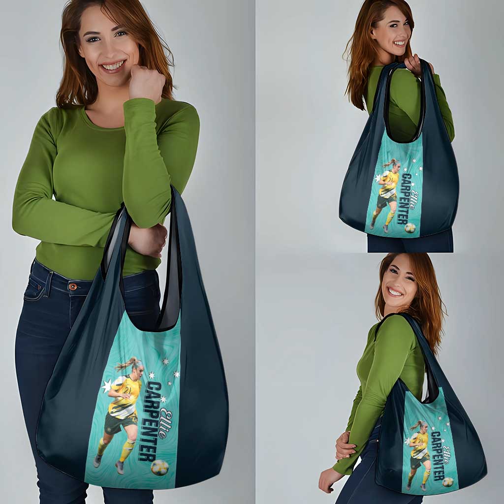 Australia Soccer Grocery Bag Ellie Carpenter Matildas - Turquoise
