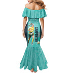 Australia Soccer Mermaid Dress Ellie Carpenter Matildas - Turquoise