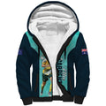 Australia Soccer Sherpa Hoodie Ellie Carpenter Matildas - Turquoise