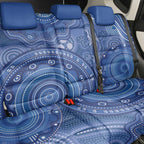 Australia Autism Awareness Back Car Seat Cover Aboriginal Lizard Dot Painting