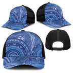 Australia Autism Awareness Baseball Net Cap Aboriginal Lizard Dot Painting - Aussie Hoodie