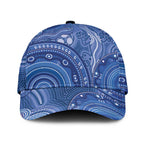 Australia Autism Awareness Classic Cap Aboriginal Lizard Dot Painting - Aussie Hoodie