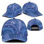 Australia Autism Awareness Classic Cap Aboriginal Lizard Dot Painting - Aussie Hoodie