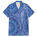 Australia Autism Awareness Hawaiian Shirt Aboriginal Lizard Dot Painting