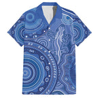 Australia Autism Awareness Hawaiian Shirt Aboriginal Lizard Dot Painting
