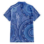 Australia Autism Awareness Hawaiian Shirt Aboriginal Lizard Dot Painting