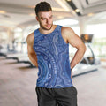 Australia Autism Awareness Men Tank Top Aboriginal Lizard Dot Painting