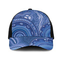 Australia Autism Awareness Mesh Trucker Cap Aboriginal Lizard Dot Painting - Aussie Hoodie