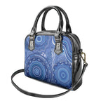Australia Autism Awareness Shoulder Handbag Aboriginal Lizard Dot Painting