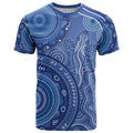 Australia Autism Awareness T Shirt Aboriginal Lizard Dot Painting