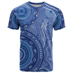 Australia Autism Awareness T Shirt Aboriginal Lizard Dot Painting