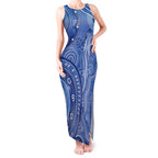 Australia Autism Awareness Tank Maxi Dress Aboriginal Lizard Dot Painting