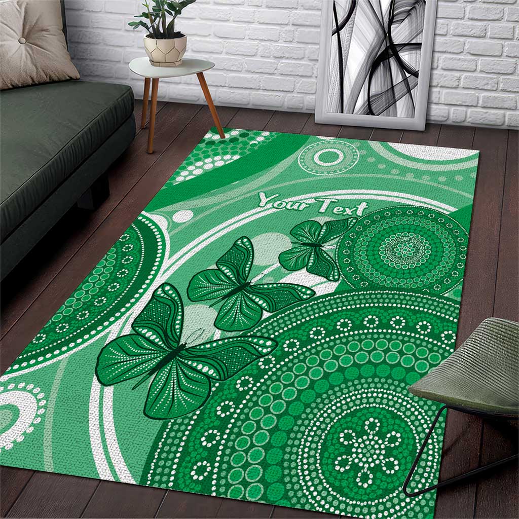 Personalised Australia Mental Health Awareness Month Area Rug Your Mind Matter Aboriginal Art