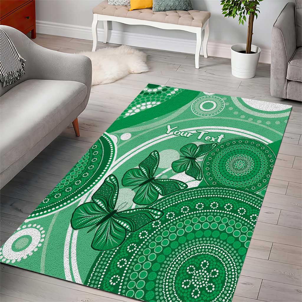 Personalised Australia Mental Health Awareness Month Area Rug Your Mind Matter Aboriginal Art