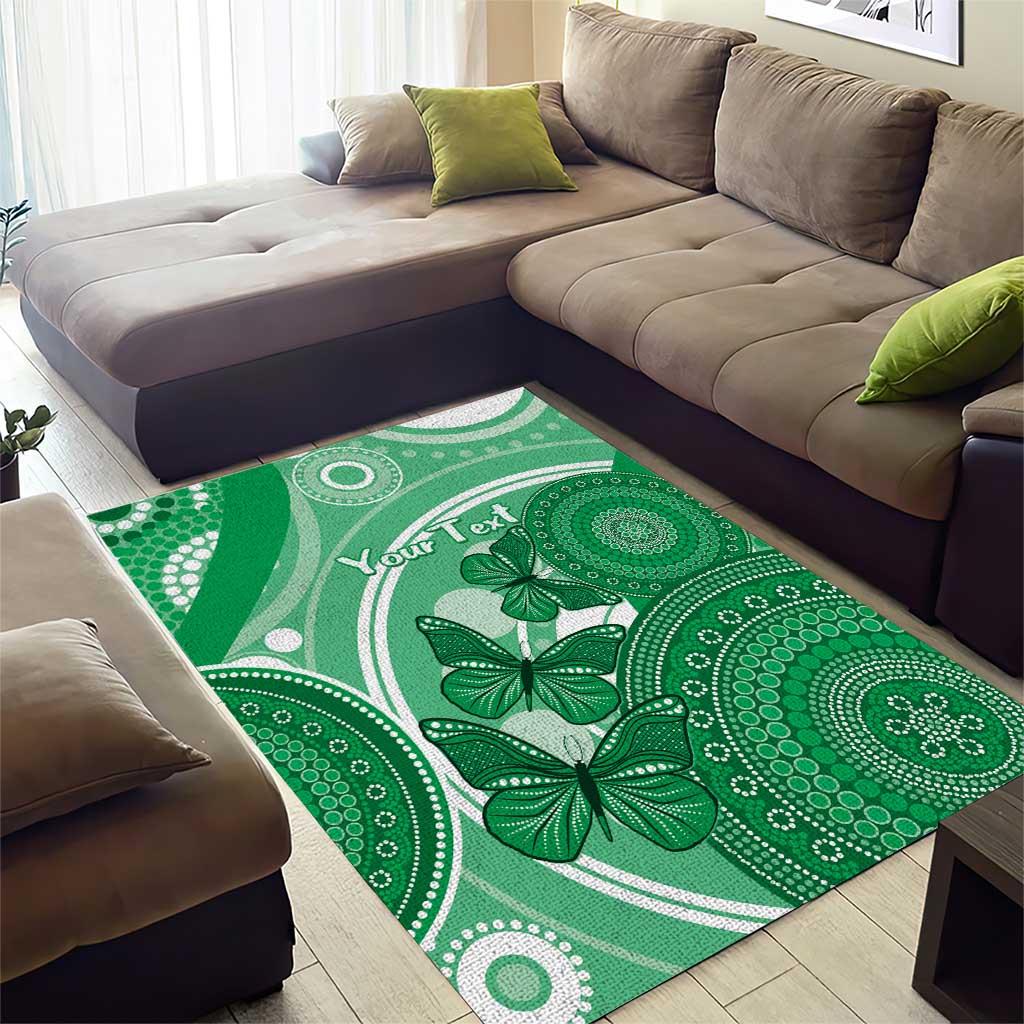 Personalised Australia Mental Health Awareness Month Area Rug Your Mind Matter Aboriginal Art