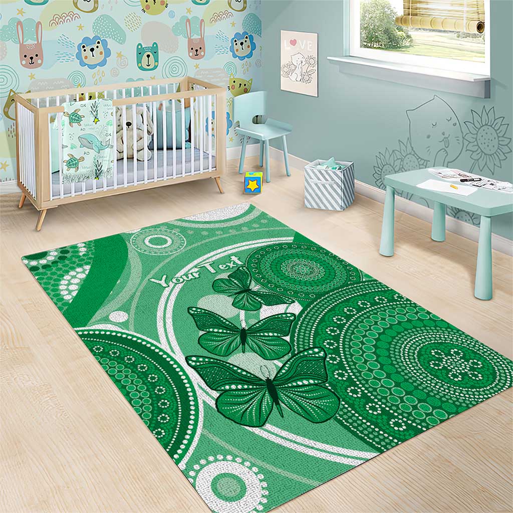 Personalised Australia Mental Health Awareness Month Area Rug Your Mind Matter Aboriginal Art