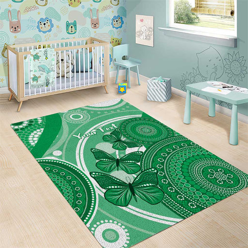 Personalised Australia Mental Health Awareness Month Area Rug Your Mind Matter Aboriginal Art