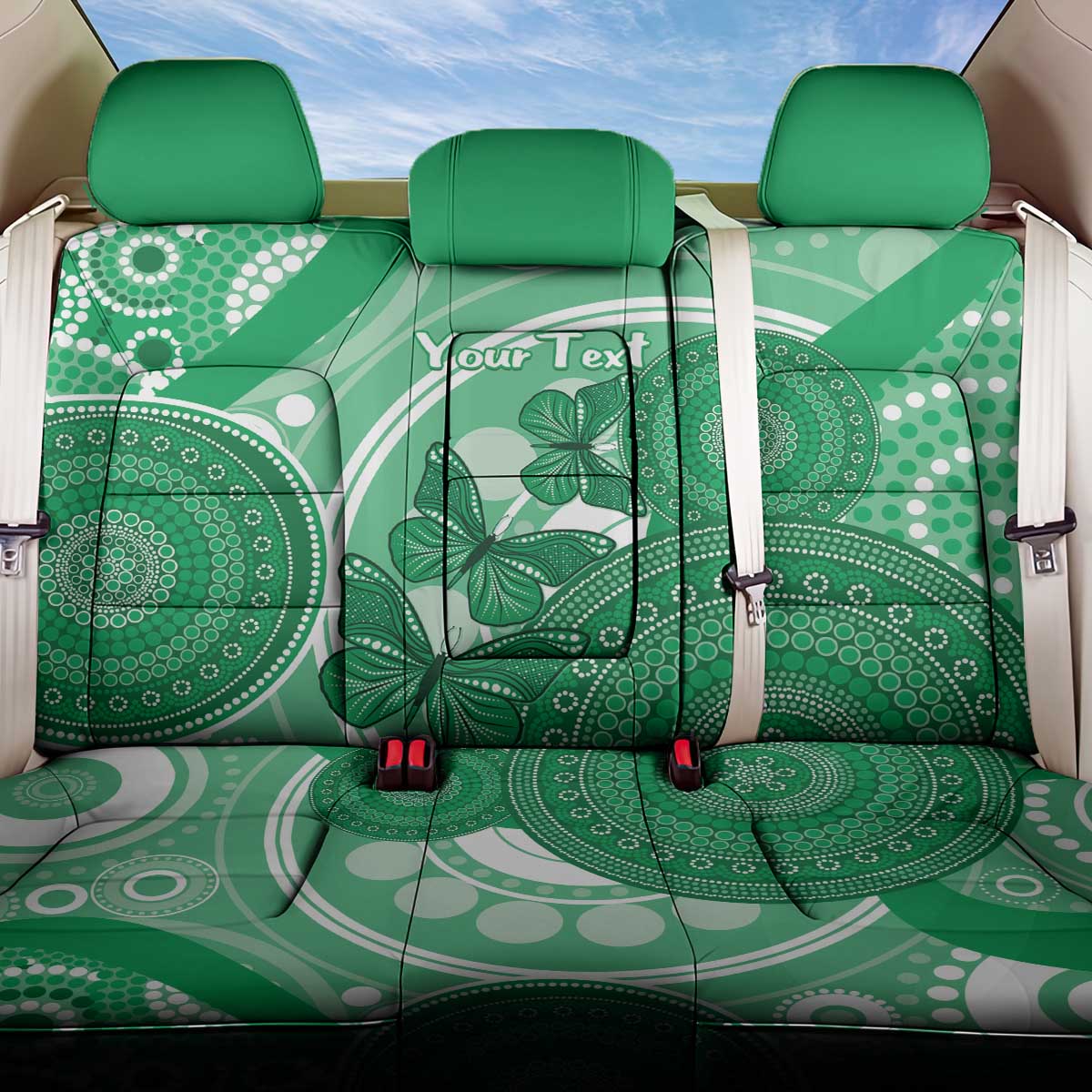 Personalised Australia Mental Health Awareness Month Back Car Seat Cover Your Mind Matter Aboriginal Art