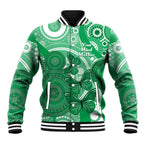 Personalised Australia Mental Health Awareness Month Baseball Jacket Your Mind Matter Aboriginal Art