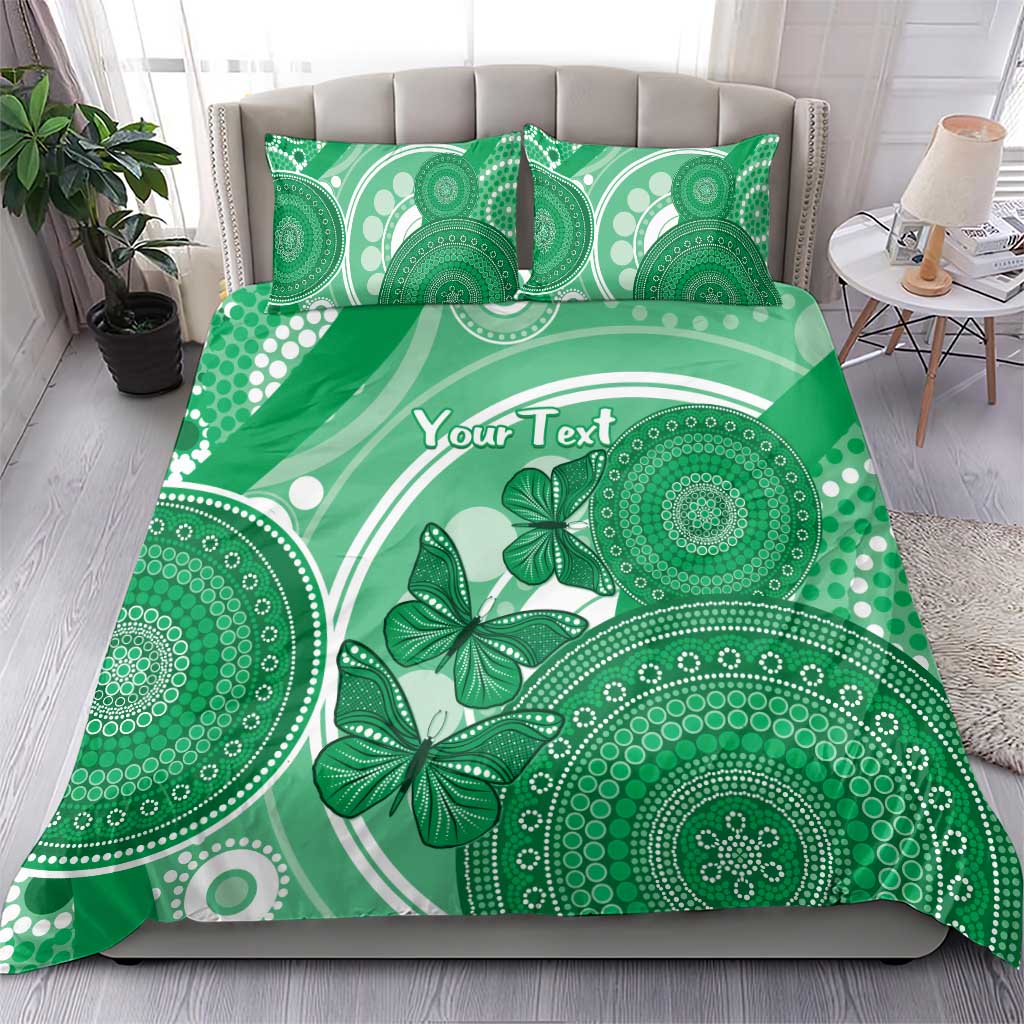 Personalised Australia Mental Health Awareness Month Bedding Set Your Mind Matter Aboriginal Art