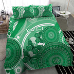 Personalised Australia Mental Health Awareness Month Bedding Set Your Mind Matter Aboriginal Art