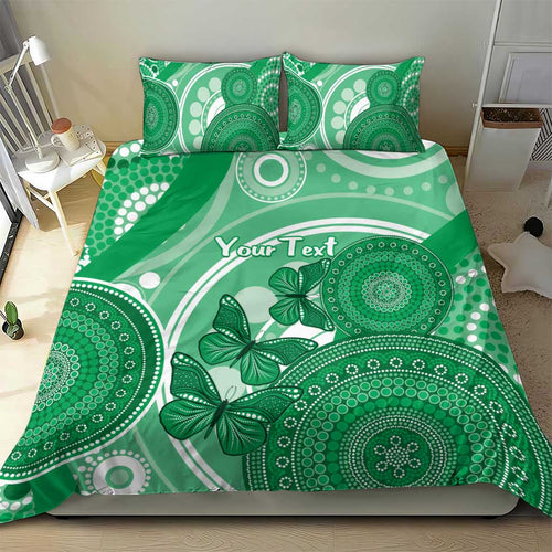 Personalised Australia Mental Health Awareness Month Bedding Set Your Mind Matter Aboriginal Art