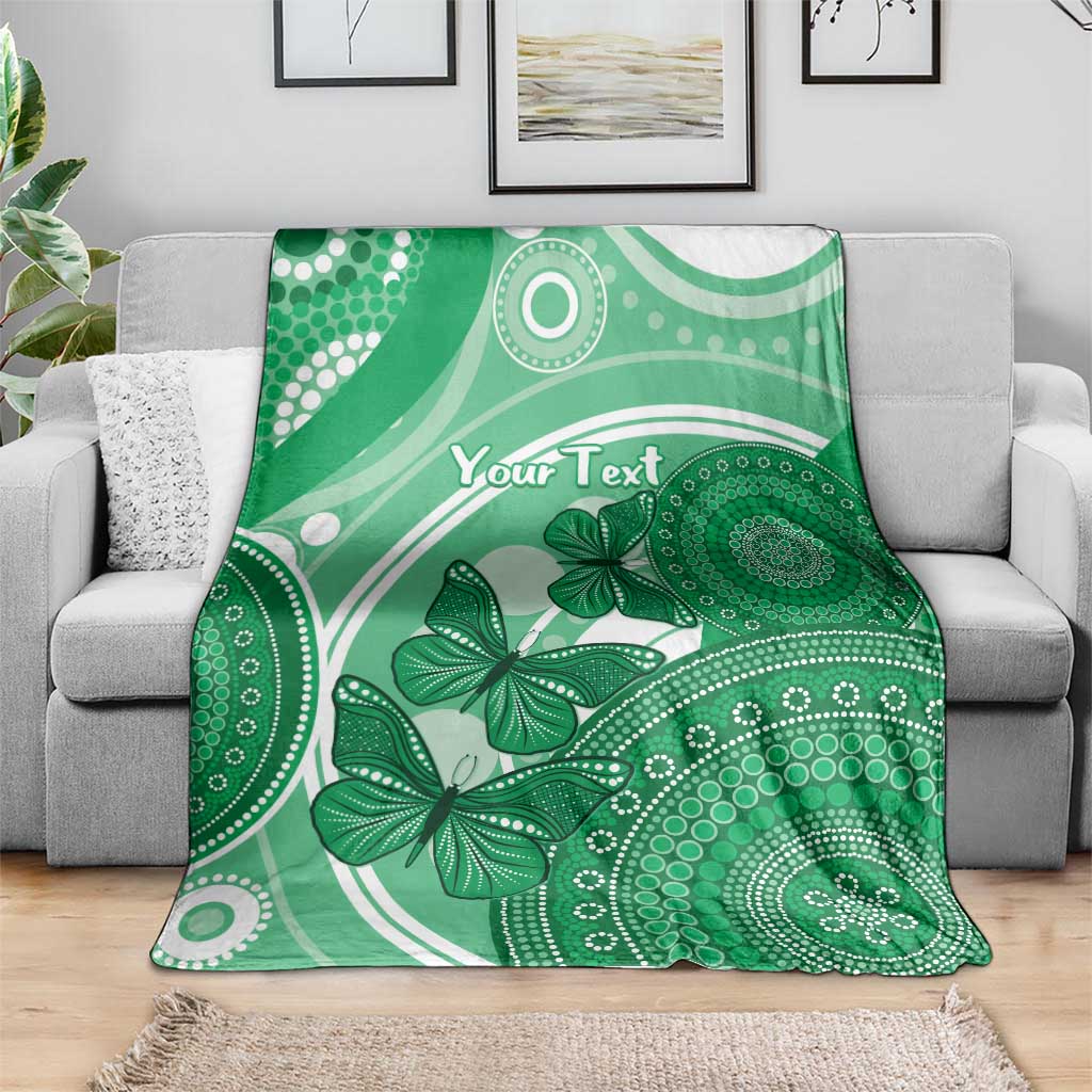 Personalised Australia Mental Health Awareness Month Blanket Your Mind Matter Aboriginal Art