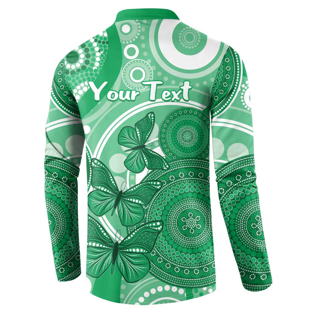 Personalised Australia Mental Health Awareness Month Button Sweatshirt Your Mind Matter Aboriginal Art