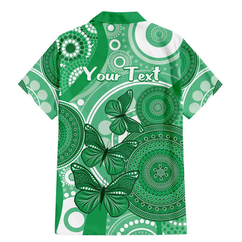 Personalised Australia Mental Health Awareness Month Family Matching Mermaid Dress and Hawaiian Shirt Your Mind Matter Aboriginal Art