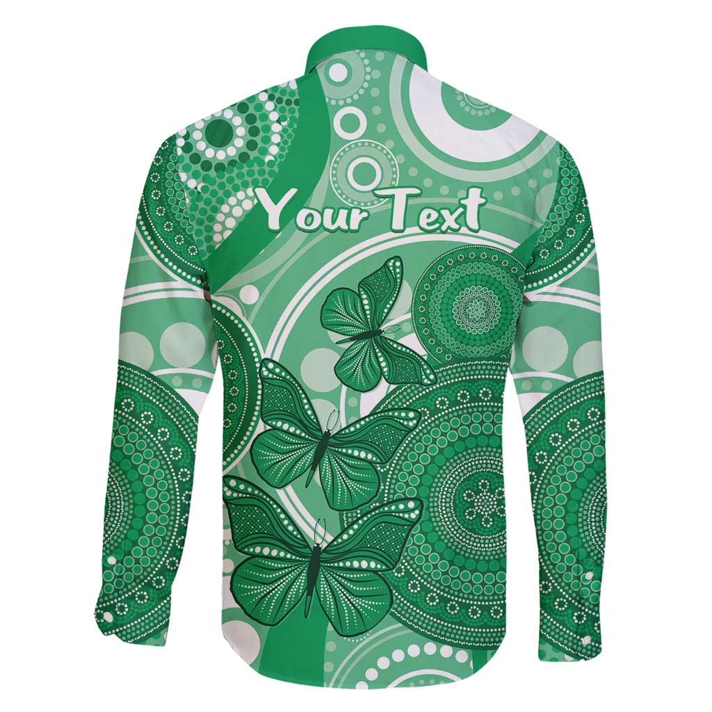 Personalised Australia Mental Health Awareness Month Family Matching Mermaid Dress and Hawaiian Shirt Your Mind Matter Aboriginal Art
