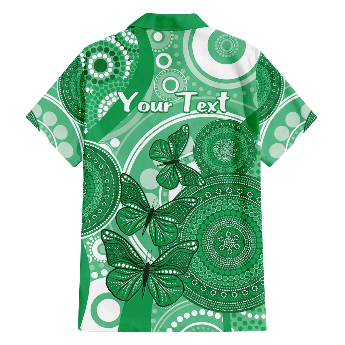 Personalised Australia Mental Health Awareness Month Family Matching Off The Shoulder Long Sleeve Dress and Hawaiian Shirt Your Mind Matter Aboriginal Art
