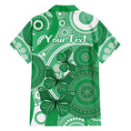 Personalised Australia Mental Health Awareness Month Family Matching Off Shoulder Maxi Dress and Hawaiian Shirt Your Mind Matter Aboriginal Art