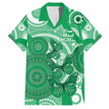 Personalised Australia Mental Health Awareness Month Family Matching Summer Maxi Dress and Hawaiian Shirt Your Mind Matter Aboriginal Art
