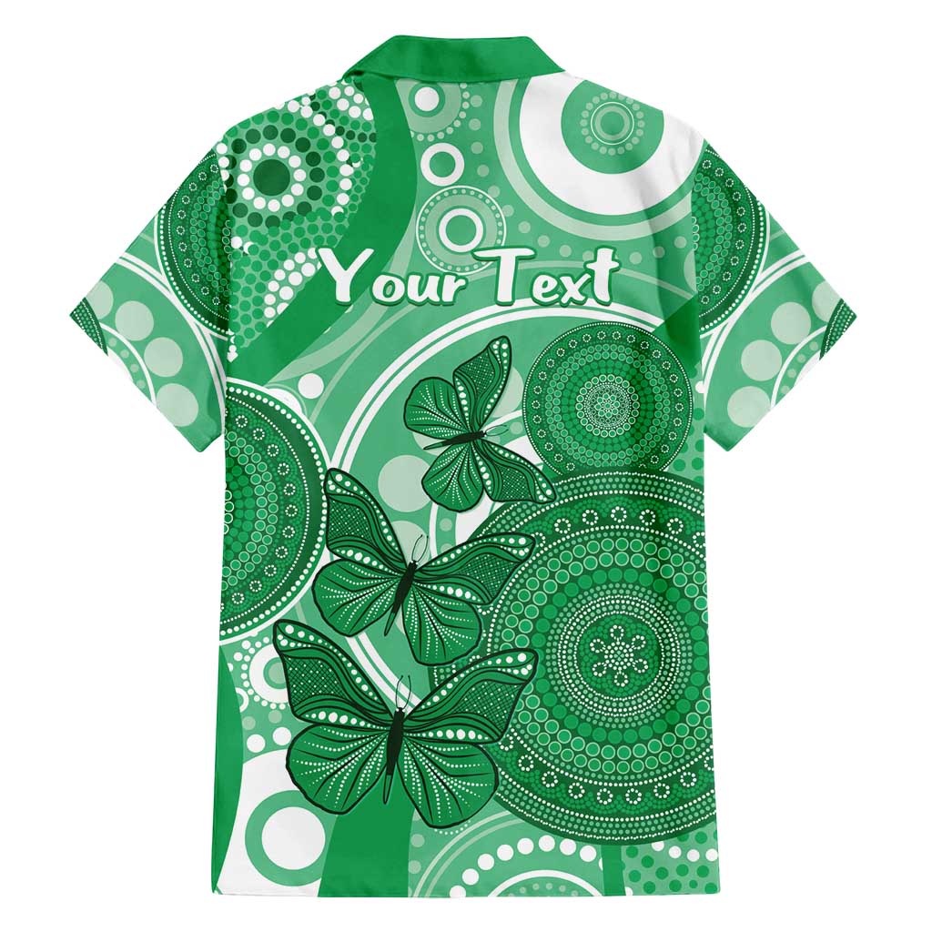 Personalised Australia Mental Health Awareness Month Family Matching Tank Maxi Dress and Hawaiian Shirt Your Mind Matter Aboriginal Art