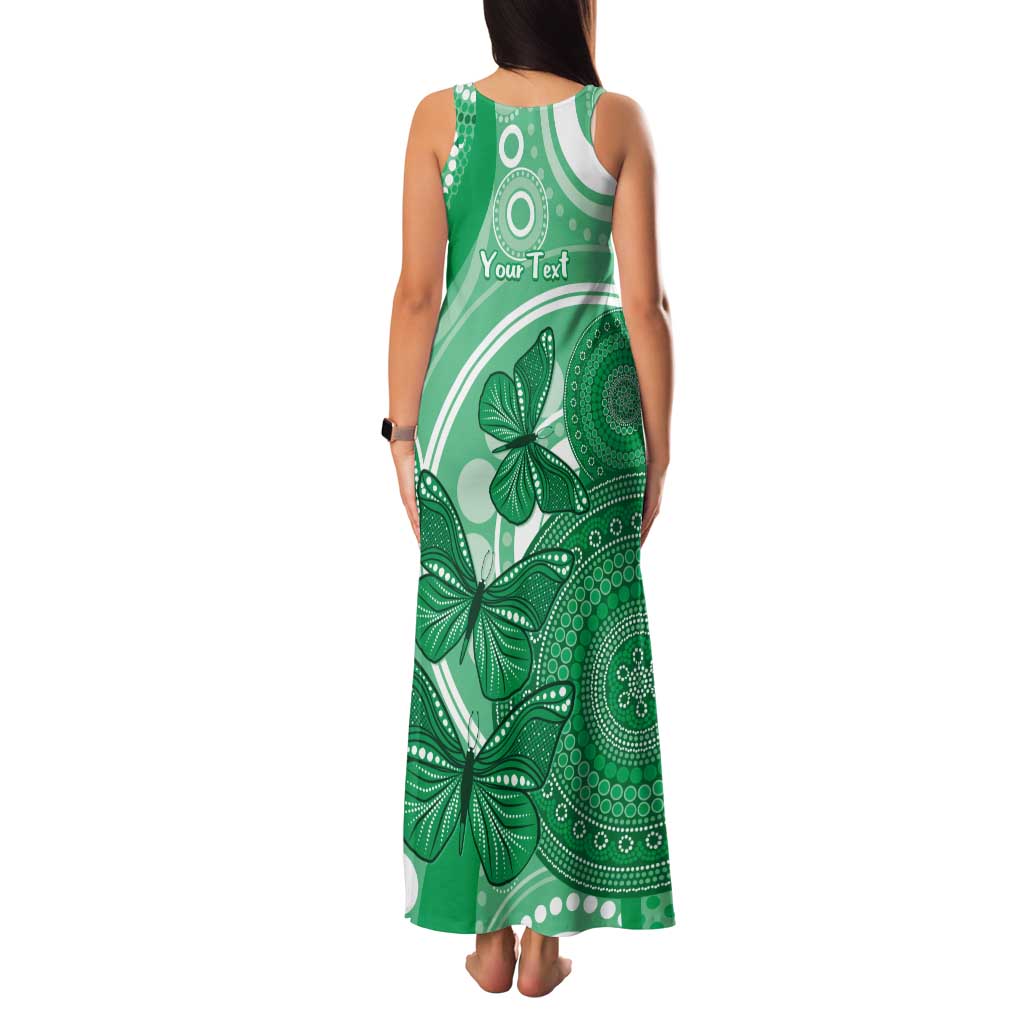 Personalised Australia Mental Health Awareness Month Family Matching Tank Maxi Dress and Hawaiian Shirt Your Mind Matter Aboriginal Art