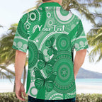 Personalised Australia Mental Health Awareness Month Hawaiian Shirt Your Mind Matter Aboriginal Art
