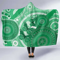 Personalised Australia Mental Health Awareness Month Hooded Blanket Your Mind Matter Aboriginal Art